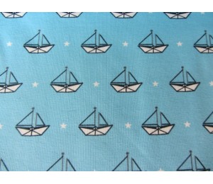 REST 20xm Jersey Maritim - Schiffchen hellblau